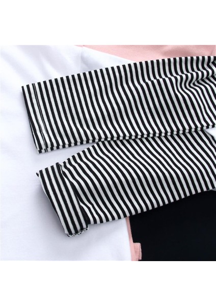 Kanagawa Oki Nami Ura Baskılı Fake Sleeves Unisex Beyaz T-Shirt