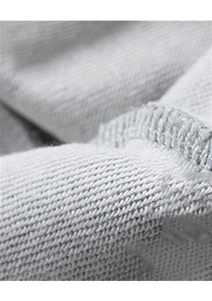 No Talk Me Baskılı Gri Unisex Oversize Bisiklet Yaka Sweatshirt fiyatları