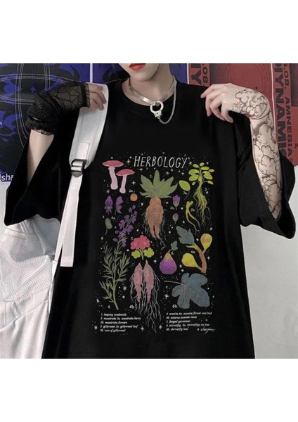Gothic Herbology Unisex Oversize T-Shirt