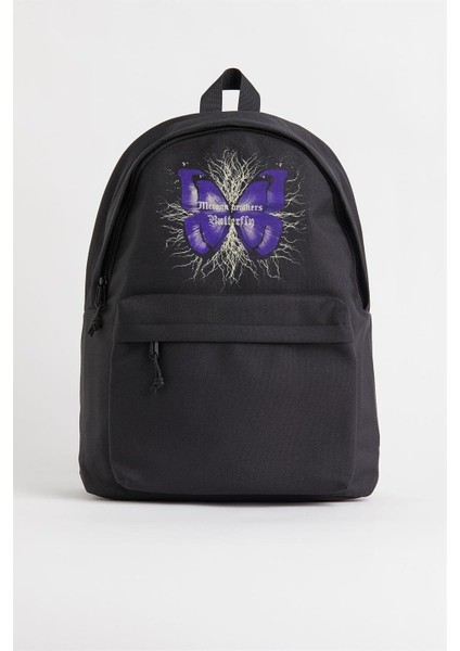 Butterfly Baskılı Unisex Sırt Çantası fiyatları