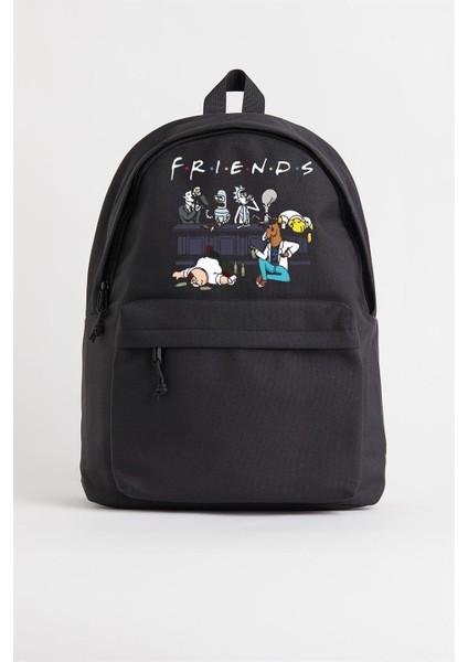 Friends Baskılı Unisex Sırt Çantası