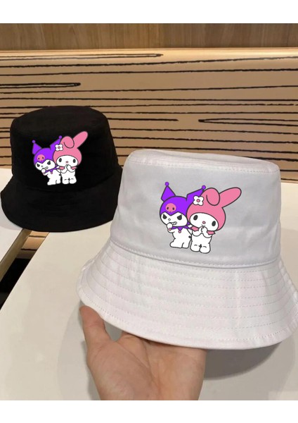 Kuromi & Melody Bucket Balıkçı Şapka