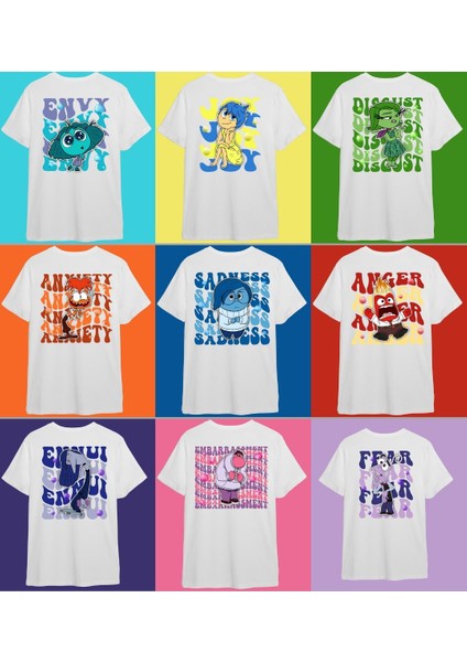 Ters Yüz Kids Ön Arka Baskılı T-Shirt