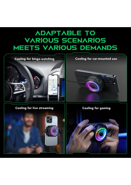 Xiaomi Magcooler Pro 4 Buz Tutar 27 W Güç -15 Derece Etki Telefon Soğutucu (2025 Siyah Versiyon) indirimleri