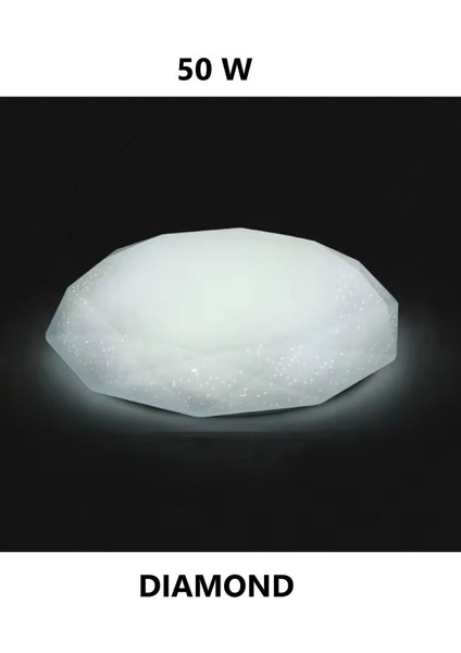 50W Büyük Boy LED Armatür Glop Diamod Avize Tavana Sıfır Plofenyer Yüksek Işık Salon Oturma Odası fiyatları