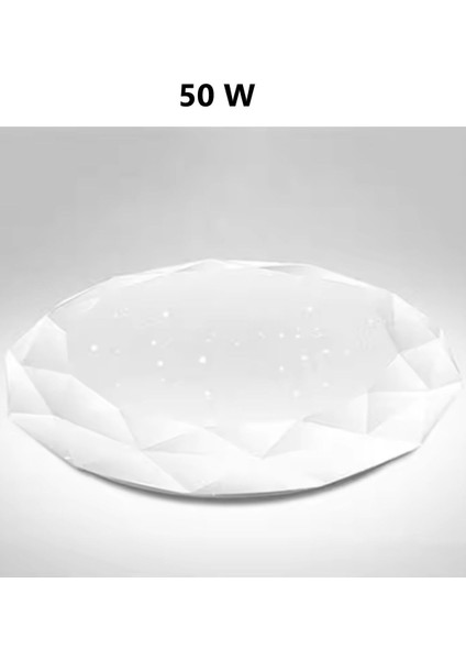 50W Büyük Boy LED Armatür Glop Diamod Avize Tavana Sıfır Plofenyer Yüksek Işık Salon Oturma Odası fırsatları