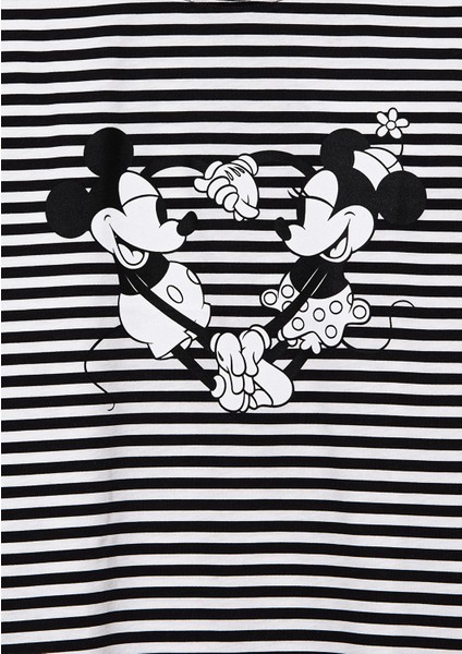 Mickey ve Minnie Baskılı TIŞÖRT7610252-85308