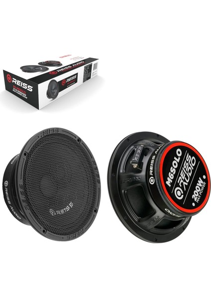 Reıss Audıo RS-M6SOLO Oto Midrange 16CM 200 Watt ( 100 Rms) 2 Adet