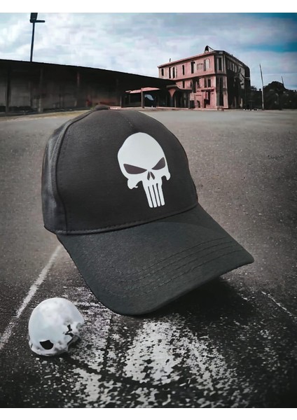 Punisher Siyah Şapka