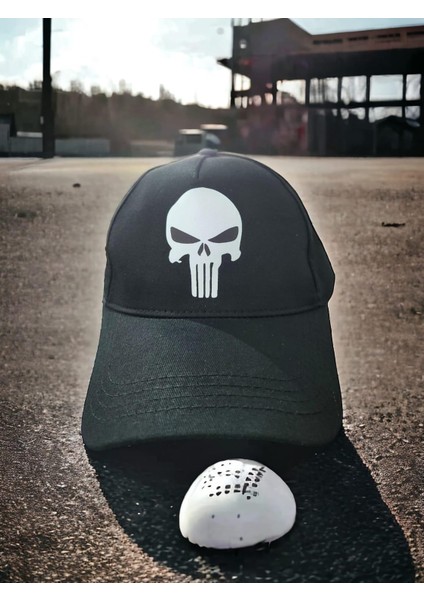 Punisher Siyah Şapka