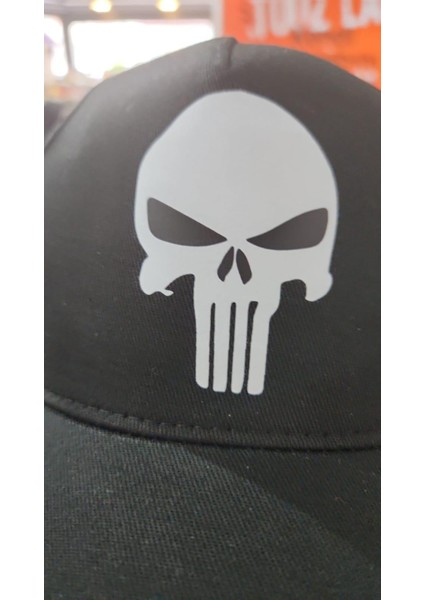 Punisher Siyah Şapka