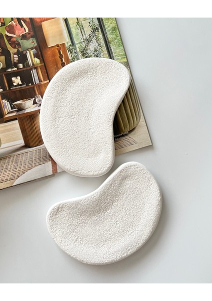 Oval Düzensiz Dekoratif Beton Dokulu Takı Tabağı fiyatları