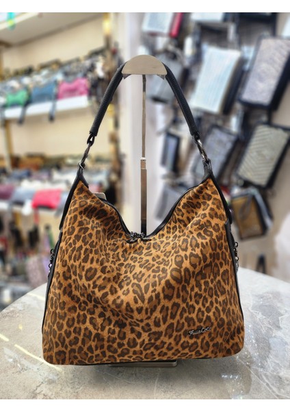 Ön Gövdesi Hakiki Süet Deri Salaş Model Kadın El-Omuz Çantası modelleri