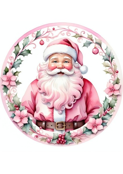 Yılbaşı Çam Ağacı Örtüsü Noel Baba Santa Claus Büyük Boy