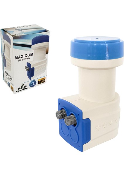 Maxıcom Mx-P2 2li Lnb (Twin) 0.1db 3D Fhd