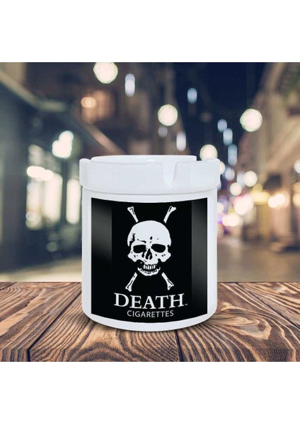 Death Küllük Logo Tasarım Baskılı Kül Tablası K-125