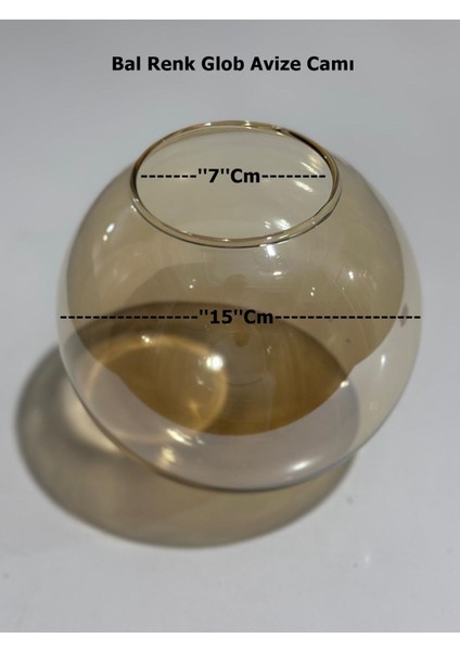 Glob Bal Cam Avize Camı