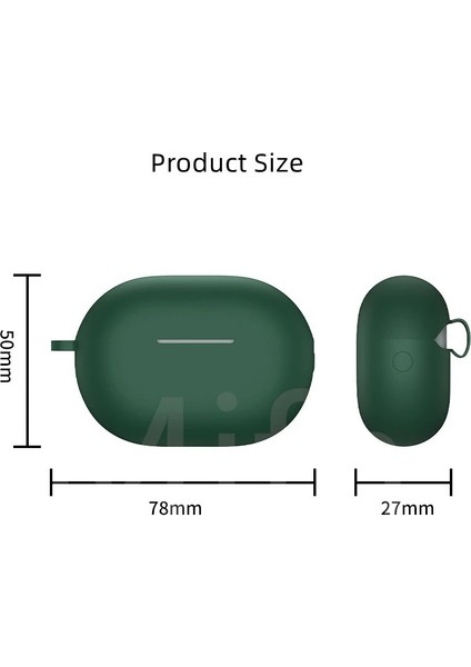 Huawei Freebuds Pro 2 Kılıf 2022 Yumuşak Silikon Kılıf + Kancalı