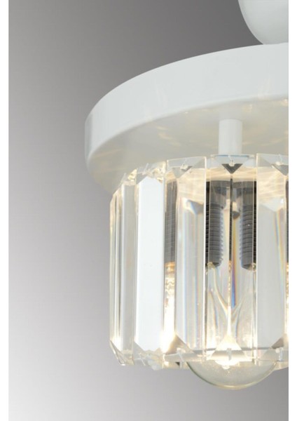 Lara 3'lü Beyaz Yuv.y-10 Kristal Taşlı Avize modelleri