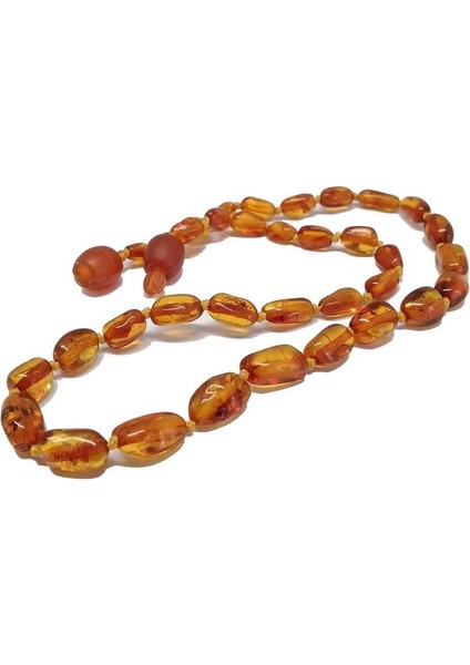 Nessiworld Kehribar Bebek Kolyesi 587 Koyu Bej fiyatları