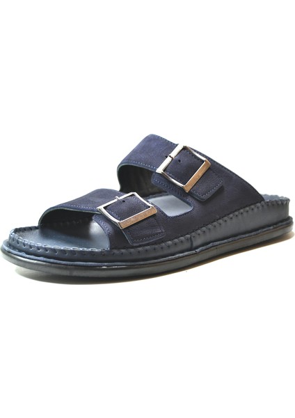 BT.144 Hakiki Deri Ortopedik Tokalı Günlük Terlik fiyatları