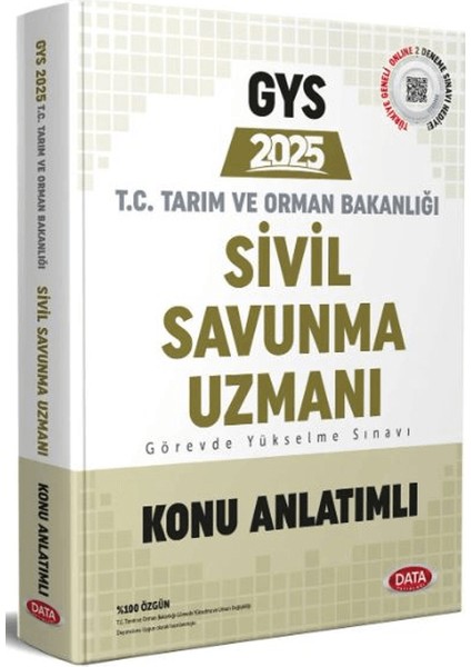 Tarım ve Orman Bakanlığı Sivil Savunma Uzmanı Gys Konu Anlatımlı