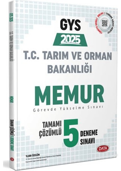 Tarım ve Orman Bakanlığı Memur Gys Tamamı Çözümlü 5 Deneme Sınavı