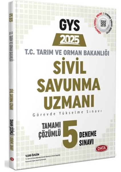 Tarım ve Orman Bakanlığı Sivil Savunma Gys Tamamı Çözümlü 5 Deneme Sınavı