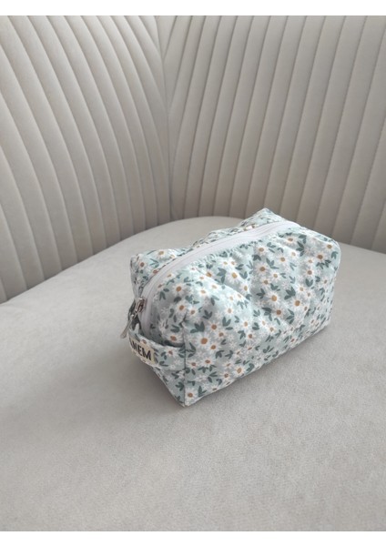 Makyaj Çantası, Seyahat Çantası, Ruj Çantası, Organizer 7x7x13 cm Küçük Boy