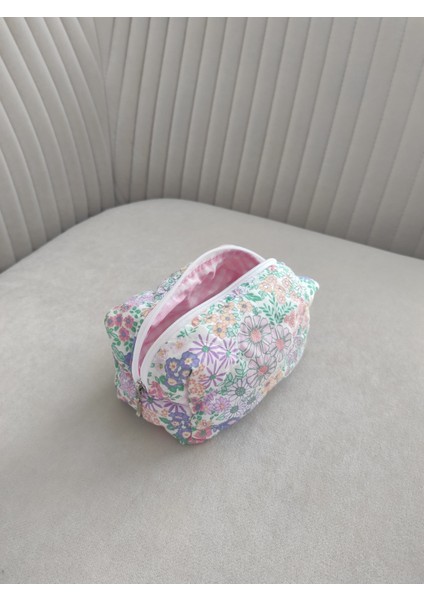 Makyaj Çantası, Seyahat Çantası, Ruj Çantası, Organizer 7x7x13 cm Küçük Boy fiyatları
