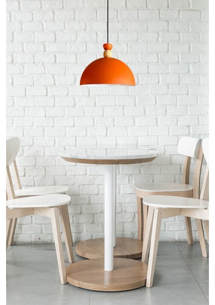 Yimpi Mat Turuncu Avize Tekli Sarkıt Salon Mutfak Kuaför Cafe Lamba Dekoratif Aydınlatma Pastane fiyatları