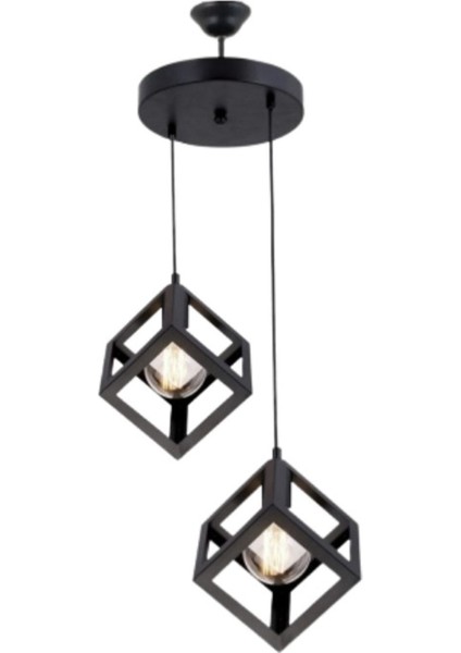 Lila Küp Model Sarkıt 2 Li Metal Avize Modern fiyatları