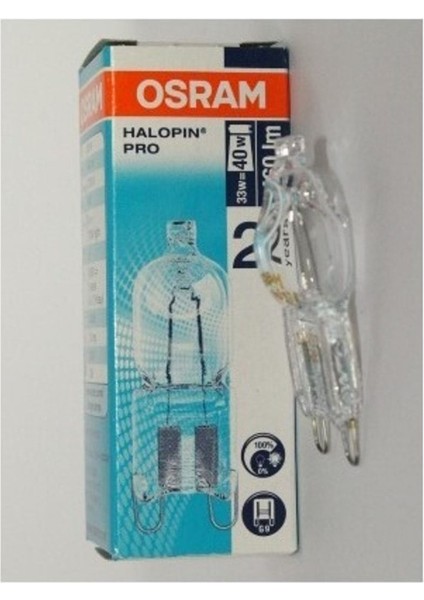 G9 Duy Kapsül Halojen Lamba - 66733 G9 Duy 220V 33W=40W Halopin Halojen Ampul fiyatları