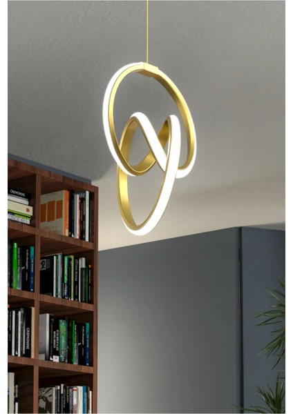 Imza Model Tekli Modern Sarkıt LED Beyaz Işık Ultra Power LED Avize Salon Mutfak Oda Hol Ledli Aviz