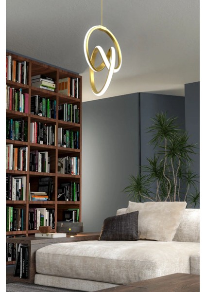 Imza Model Tekli Modern Sarkıt LED Beyaz Işık Ultra Power LED Avize Salon Mutfak Oda Hol Ledli Aviz
