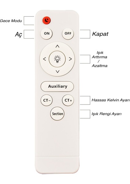 Happy Kumandalı 3 Renk Işık Özellikli Dimmerli Modern Kaplama Sarkıt LED Avize Salon Mutfak Avize