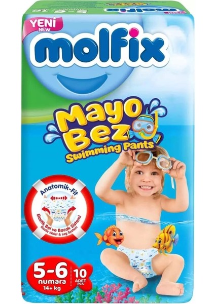 Molfix Mayo Bez 5-6 Beden 14+ kg 10 Adet