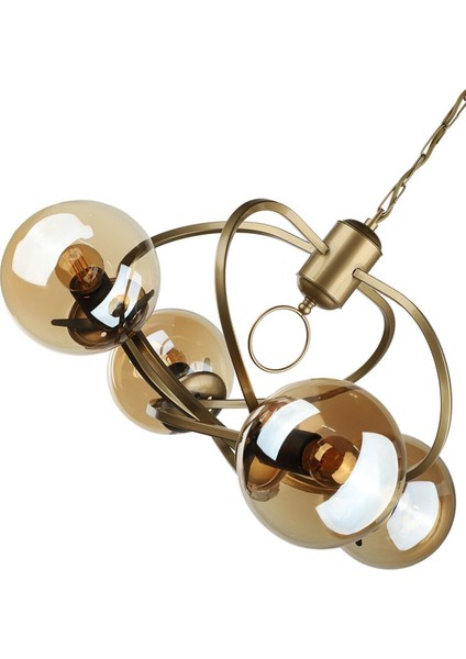 Büklüm 4.lü Avize Eskitme Bal Cam fırsatları