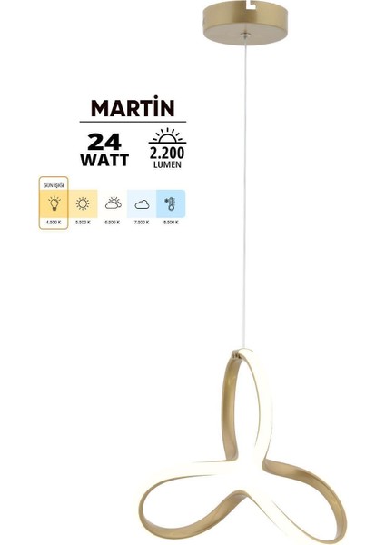 Martin Eskitme Modern Sarkıt LED Avize Günışığı Işık Salon Mutfak Oda Hol Ledli Avize