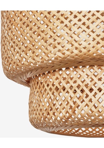 Sinnerlig Bambu Avize 50 x 50 cm . Iskandinav / Bohem / Modern modelleri