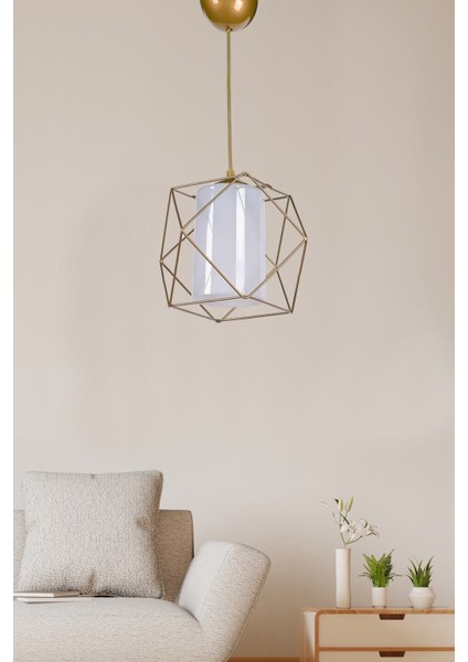 Küp Kare Model Eskitme Sarkıt Avize