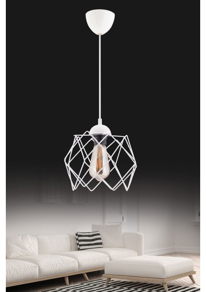 Elegante Beyaz Modern Sarkıt Salon Mutfak Oturma Odası Hol Avize Aydınlatma (4 Adet/camsız) fiyatları