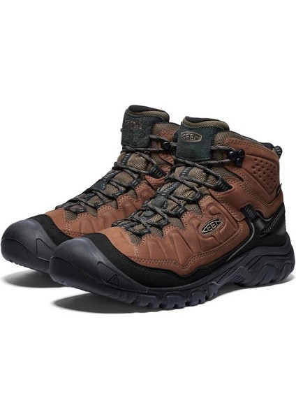 1028988 Targhee Iv Mid Wp M Bison/black Erkek Outdoor Bot