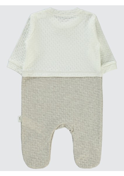 Erkek Bebek Patikli Tulum 1-6 Ay Kahverengi fiyatları