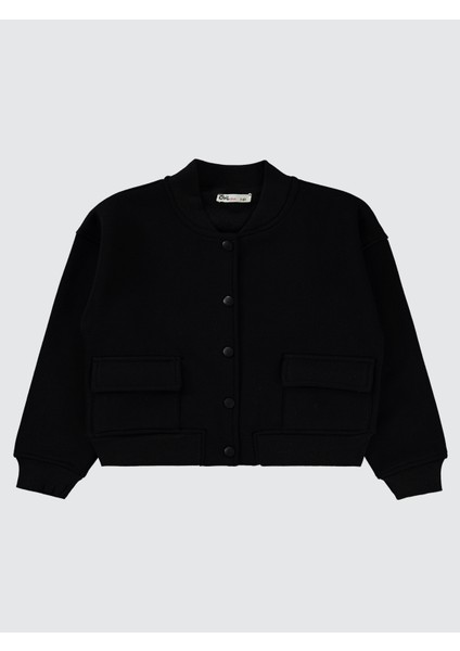 Kız Çocuk Hırka 10-13 Yaş Siyah