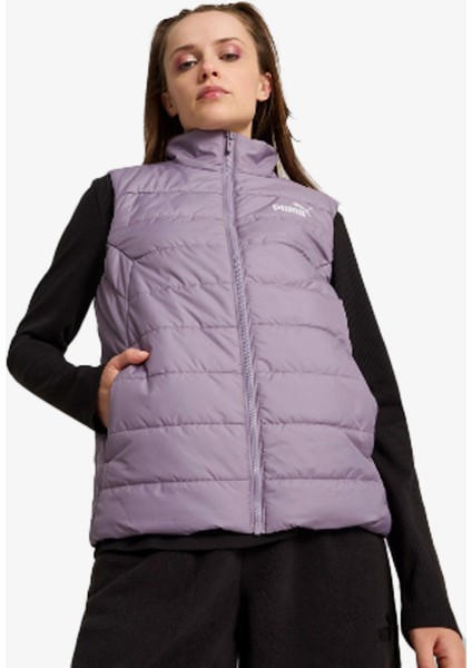 Lila Kadın Dik Yaka Regular Fit Yelek 84894130 Ess Padded Vest