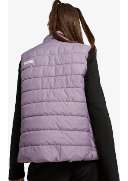 Lila Kadın Dik Yaka Regular Fit Yelek 84894130 Ess Padded Vest fiyatları