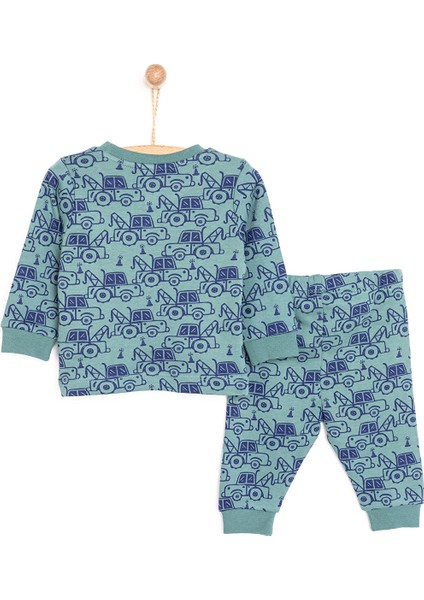 Çekici Desen Bisiklet Yaka Pijama Takımı Erkek Bebek fiyatları