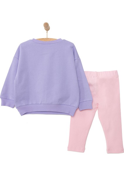 Prenscess Kız Sweatshirt - Tayt Kız Bebek