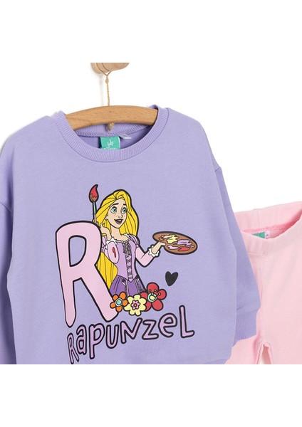 Prenscess Kız Sweatshirt - Tayt Kız Bebek